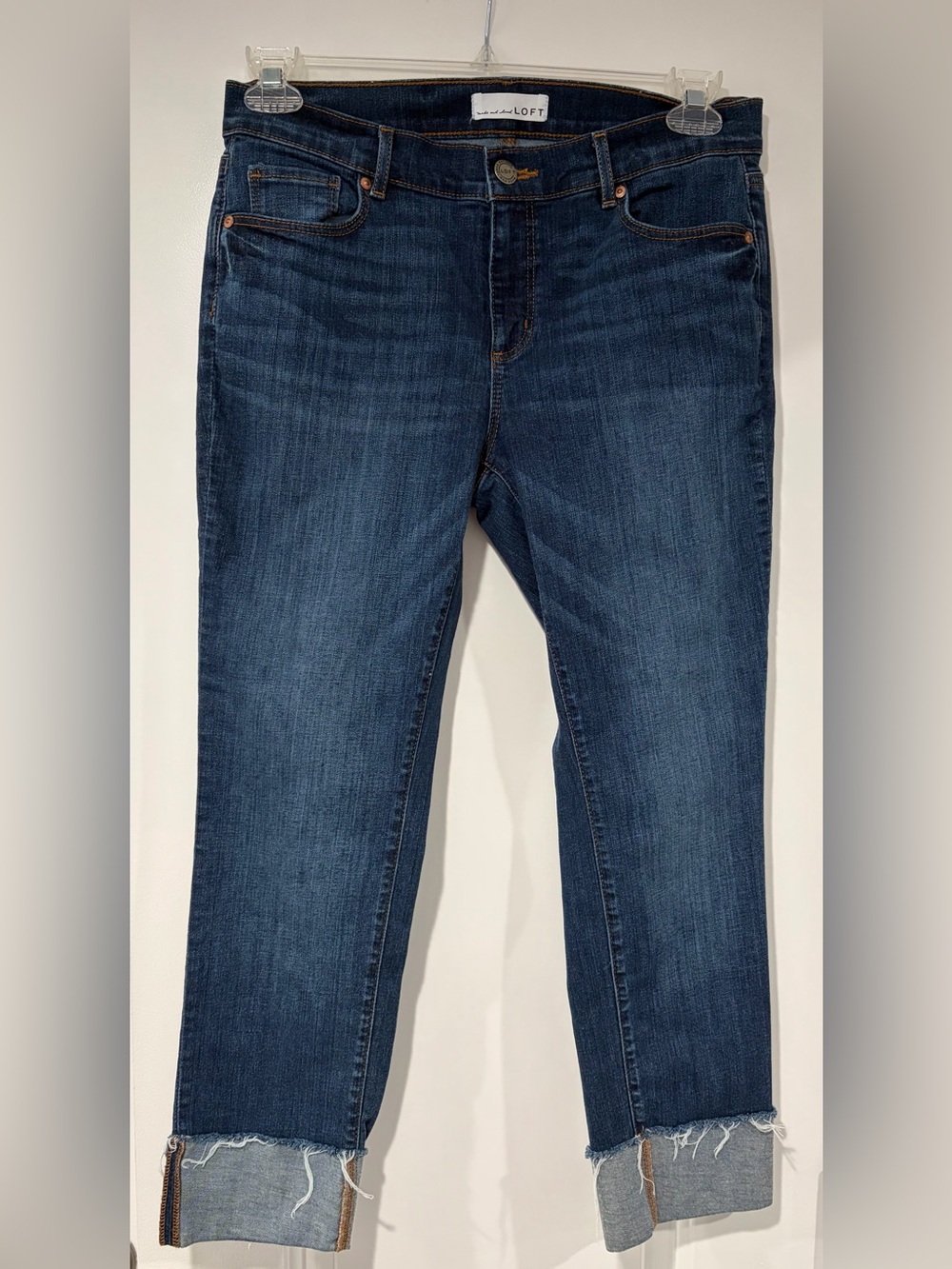 Women's Skinny Jeans in Dark Indigo Stretch Denim